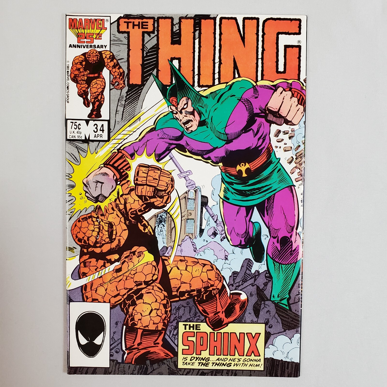 The Thing #34 Apr 1986 Marvel Comics VF 8.0 Mike Carlin Ron Wilson Kim DeMulder