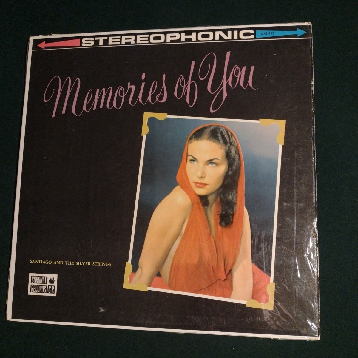 Memories Of You by Santiago and the Silver Strings (vinyl LP 1962) Coronet 