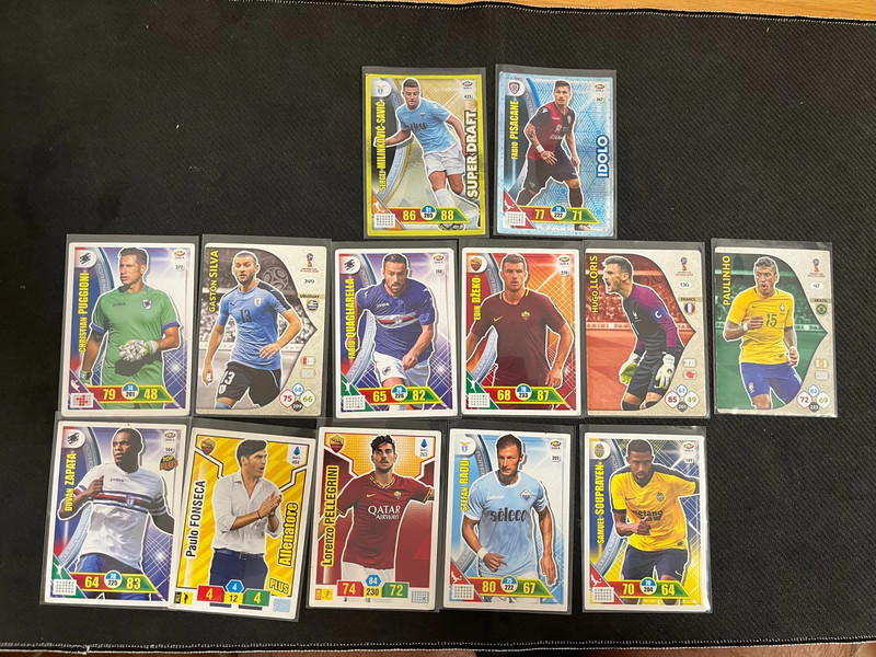 Lotto 13 Card Calciatori Panini Adrenalin XL / World Cup (Milinkovic-Savic, Lloris, Dzeko)