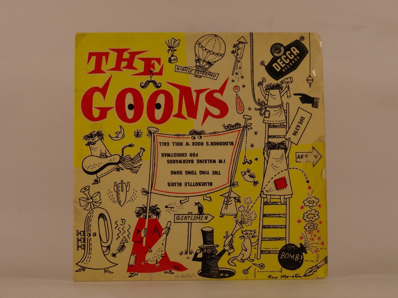 THE GOONS THE GOONS (FT BLUEBOTTLE BLUES/I'M WALKING BACKWARDS FOR CHRIST (94) 4