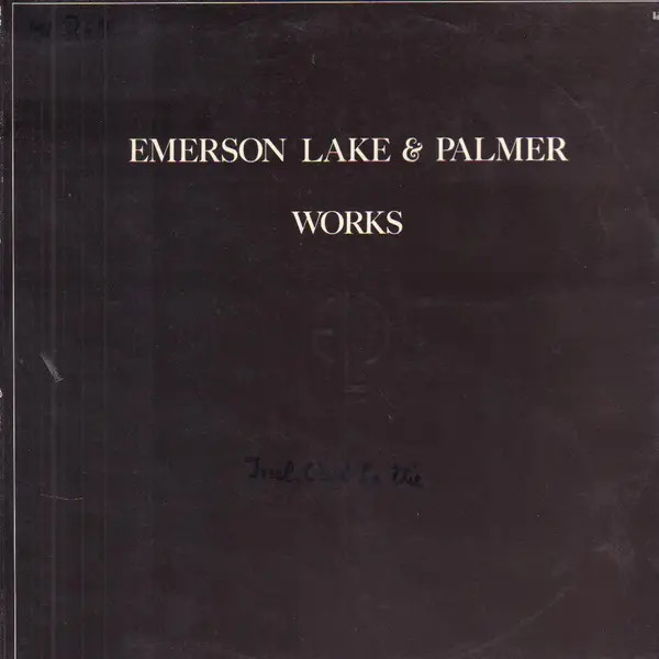 2xLP Emerson, Lake & Palmer Works Volume 1 Copertina Trifoglio Goﬀrata Near Mint