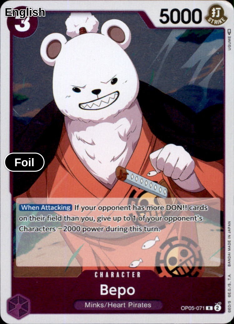 FOIL Bepo - OP05-071 - Awakening of the New Era NM