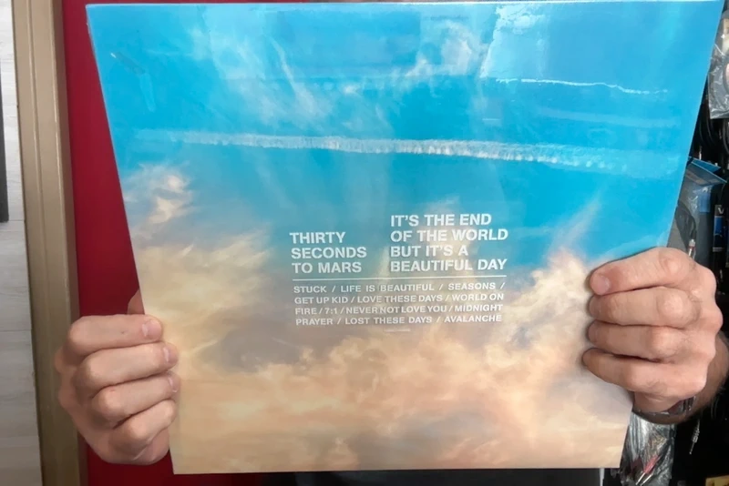 thirty seconds to mars - it's the end of the world but it's a beautiful day lp33t vinyl