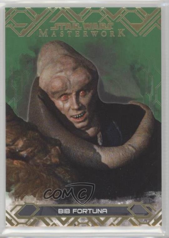 2017 Topps Star Wars Masterwork Green 68/99 Bib Fortuna #57 0z5