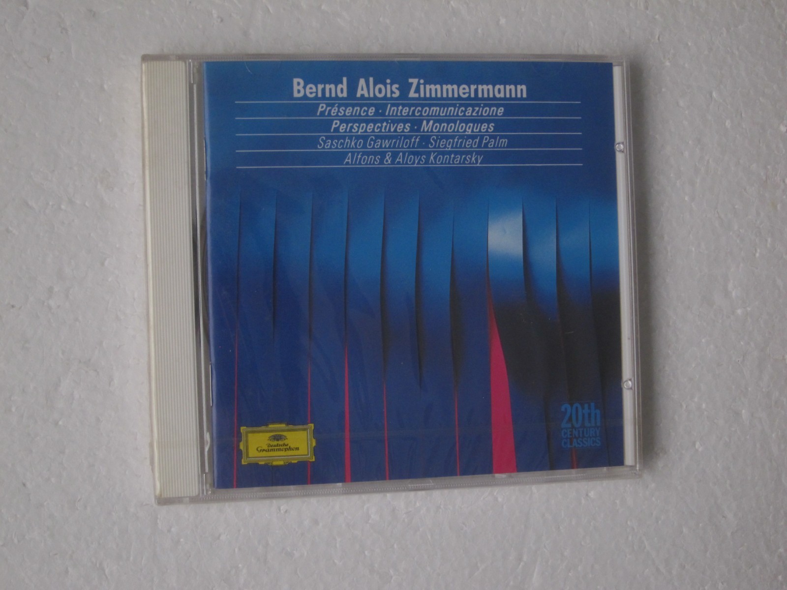B.A. Zimmermann: Presence / Perspectives ... - Gawriloff - Kontarsky - NEW CD