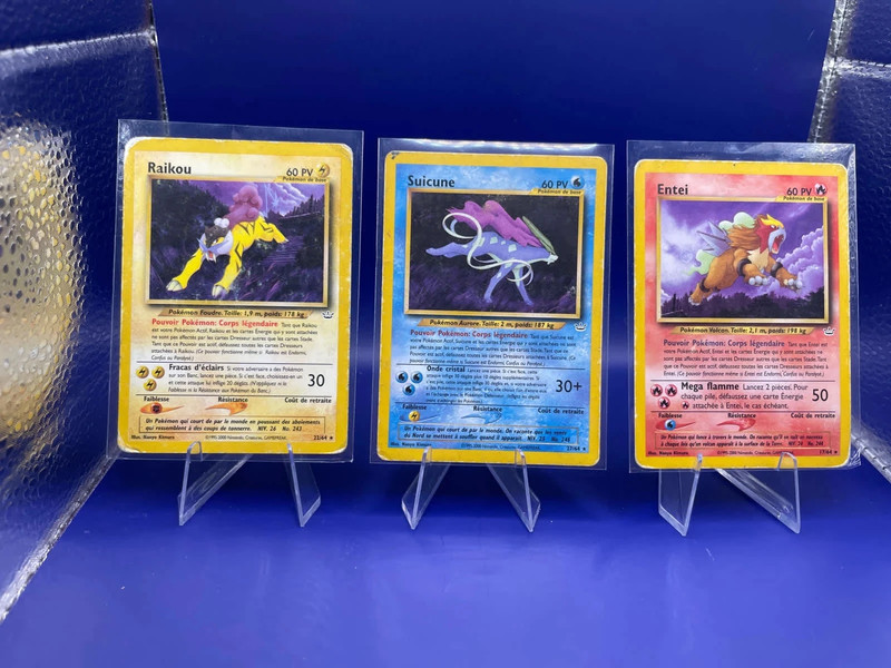 Lot Trio Raikou Suicune Entei