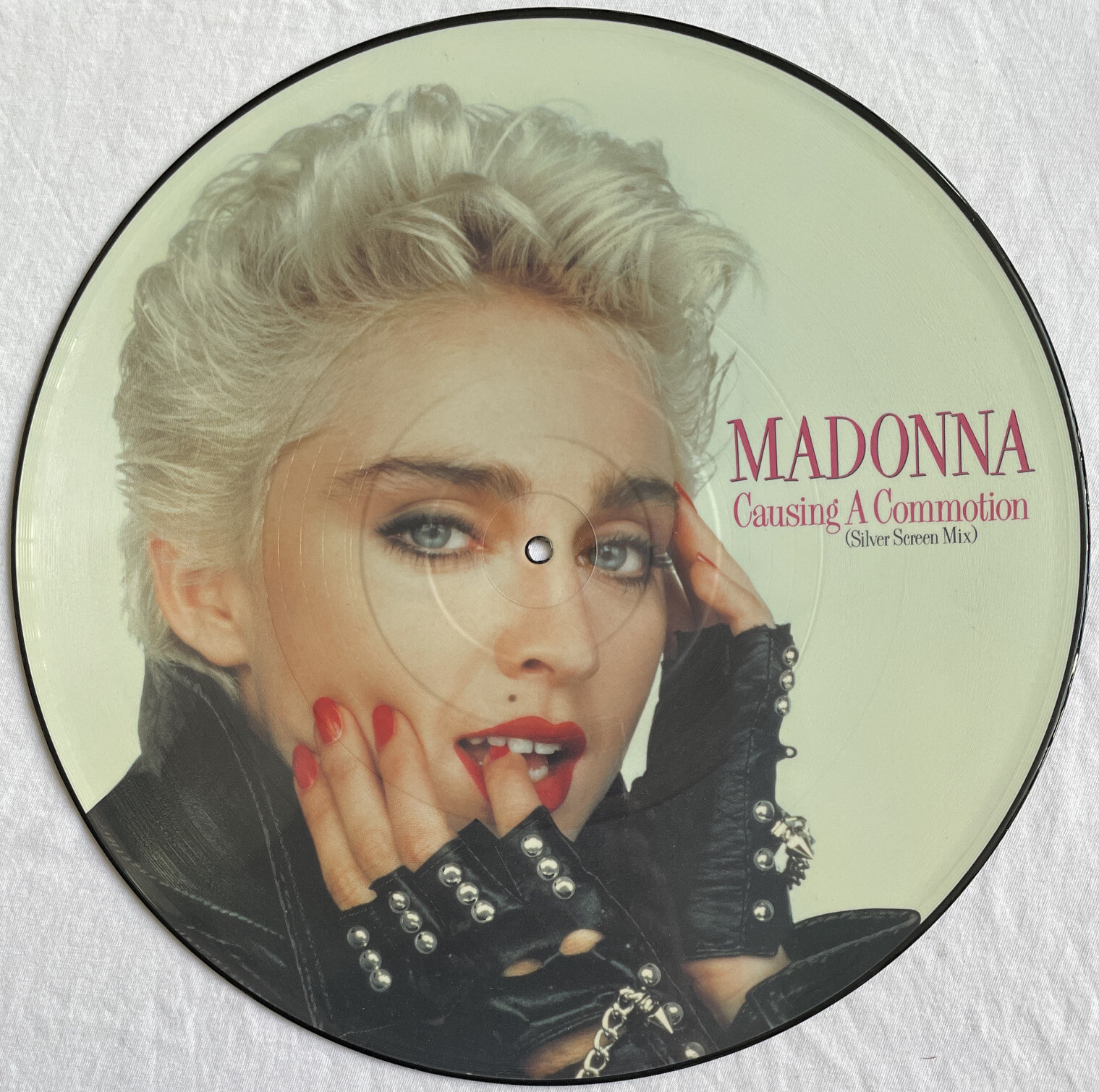 MADONNA -Causing A Commotion- Rare Original UK 12" Picture Disc (Vinyl Record)