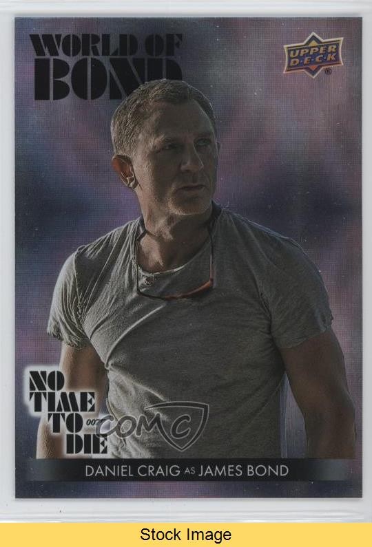 2025 Upper Deck James Bond No Time To Die World of Daniel Craig as READ gy2