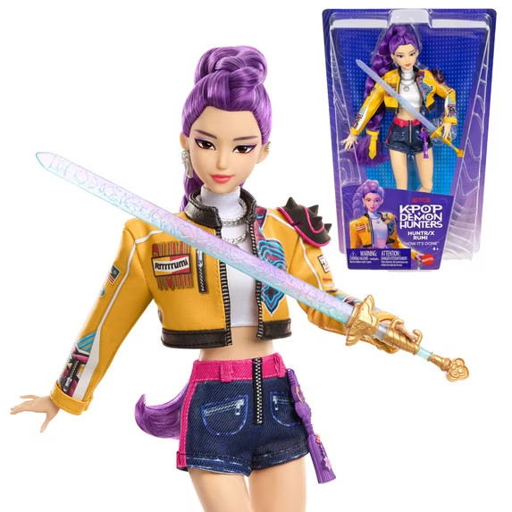 Bambola RUMI HUNTR/X con licenza originale Kop Demon Hunters Huntrix