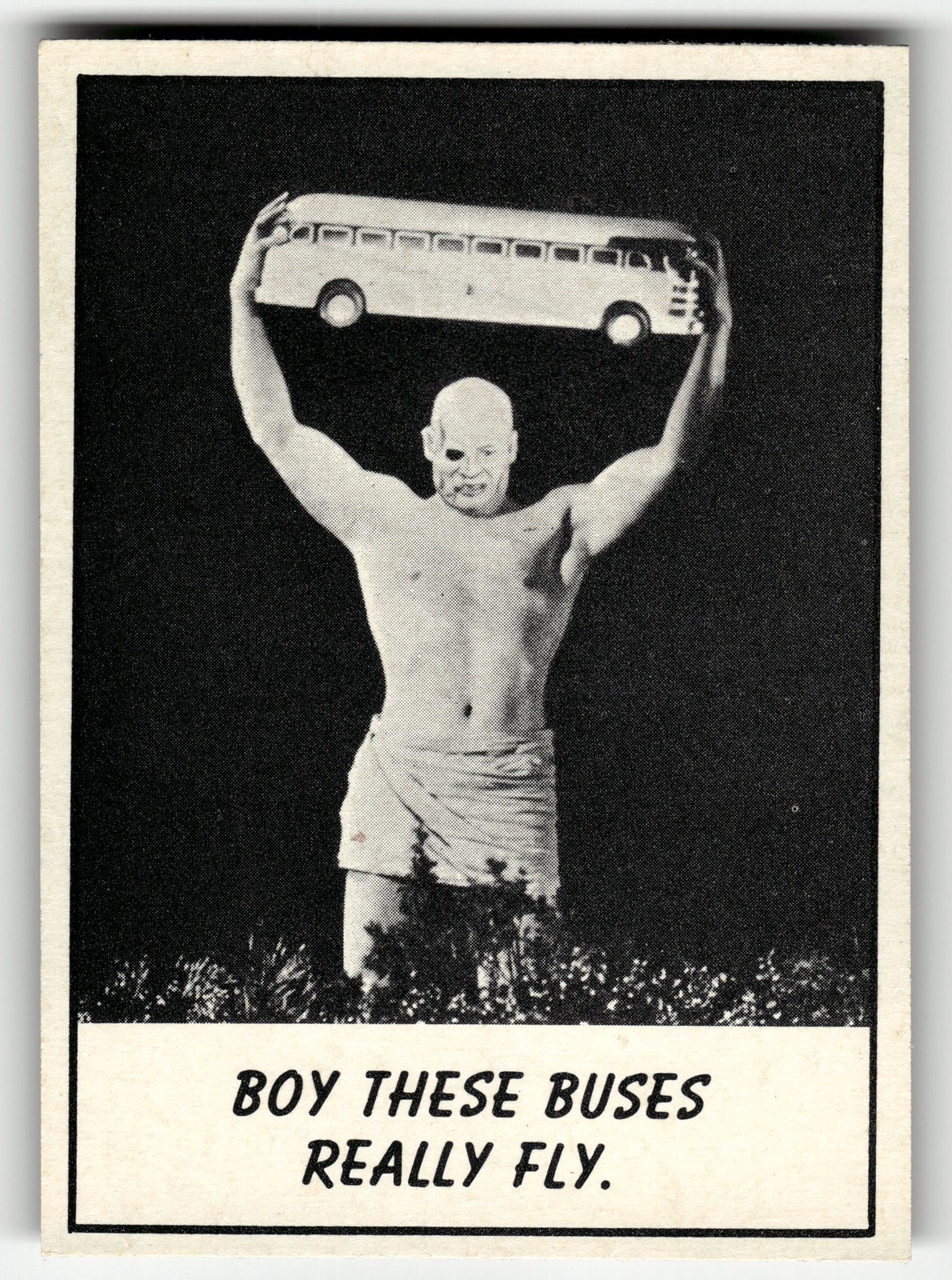 1966 Topps Monster Laffs Boy These Buses Really Fly #5 HIGHER HIGH GRADE