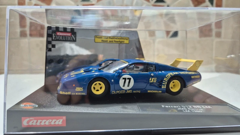 Carrera Evolution 1:32 - Ferrari 512 BB LM #77 JMS Racing Le Mans 1980