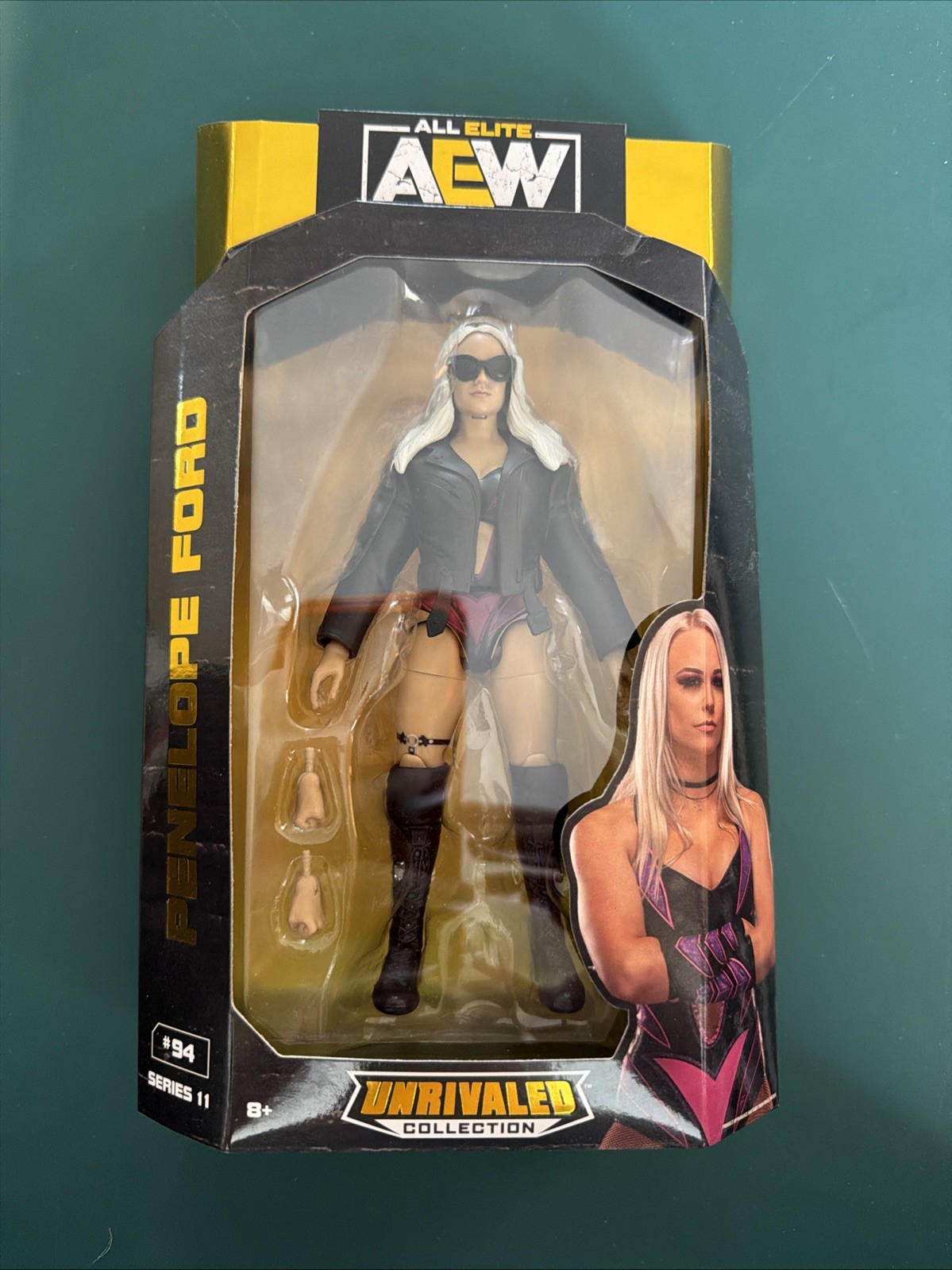 Jazwares AEW Unrivaled #94 Penelope Ford figure NIB Series 11 Rare