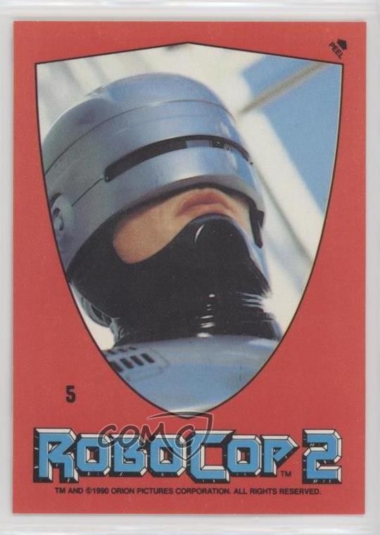 1990 Topps RoboCop 2 adesivi Robocop 2 #5 qp4