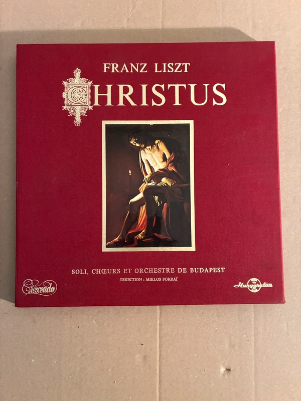 Coffret 3 vinyles Franz Liszt Christus Oratorio Hungaroton