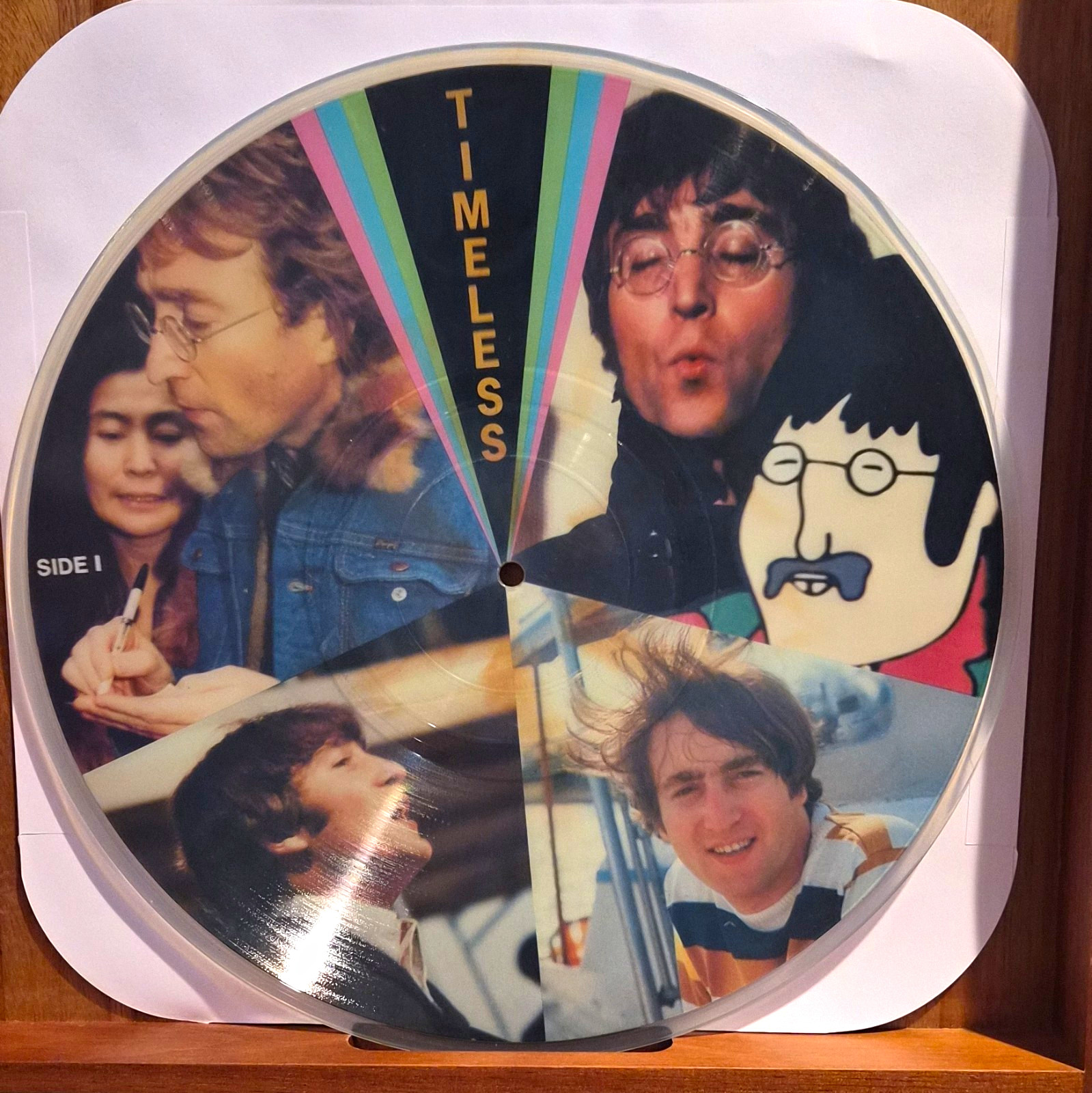 The Beatles "Timeless" 1981 12" Vinyl LP Multicolor Picture Disc Record