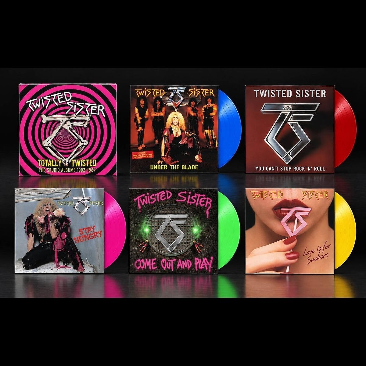 Twisted Sister 'Totally Twisted' 5 LP Vinyl Box Set - PRESALE Rel Nov 27 2026