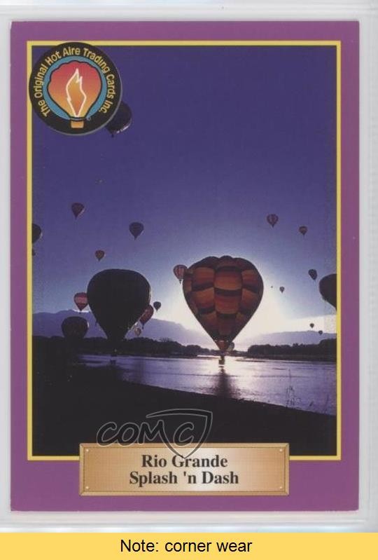 1992 The Original Hot Aire Trading Cards Rio Grande #124 READ z6d