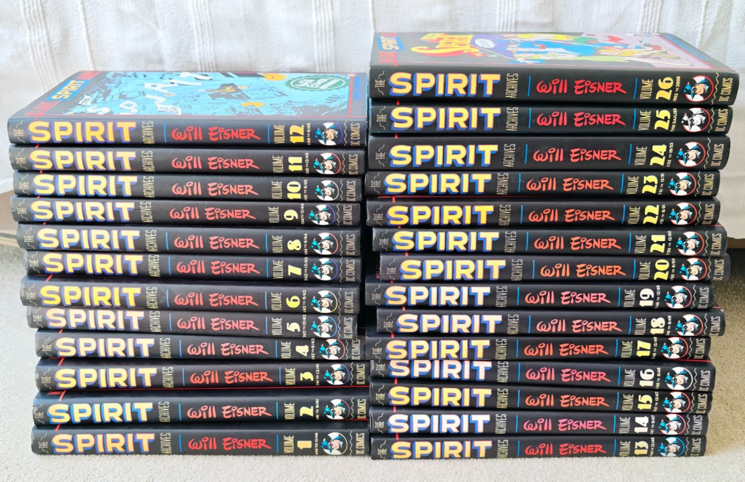 The Spirit Archives by Will Eisner Complete Set Vol 1-26 DC Comics Hardcover