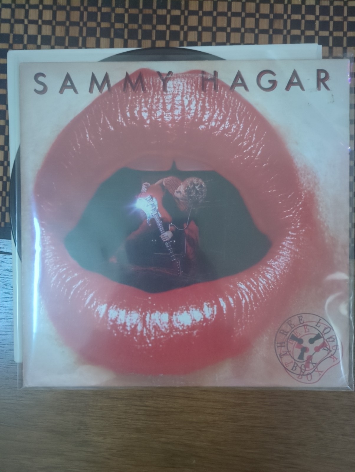 Sammy Hagar Three Lock Box 1982 Vinyl LP 1st US Press VG/VG Geffen Records