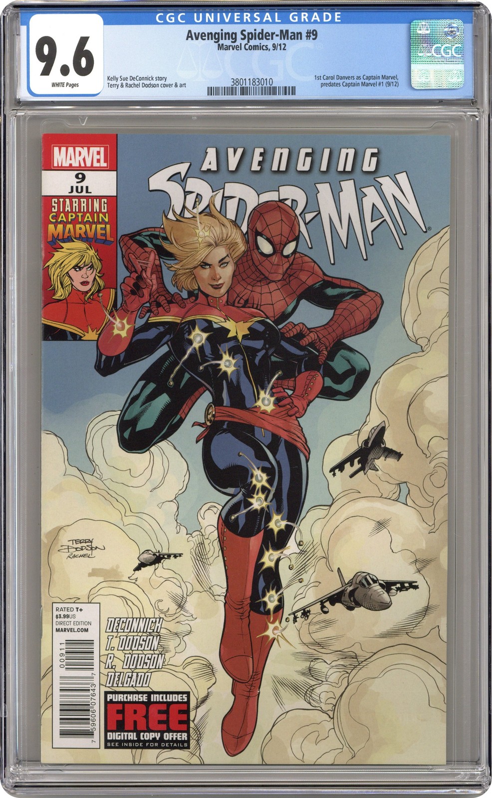 Avenging Spider-Man #9A 1st Printing CGC 9.6 2012 3801183010