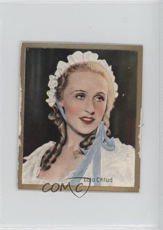1935 Bunten Filmbilder Tobacco Salem Back Lola Chlud #180 0w6