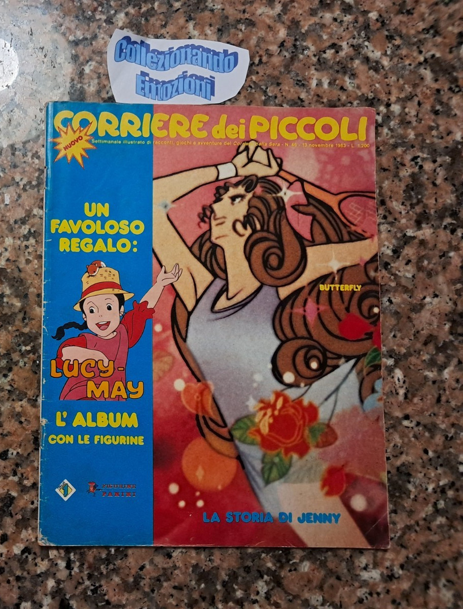 Corriere dei piccoli 46 1983-Lucy May-Jenny-Pimpa-Puffi-Barbaverde