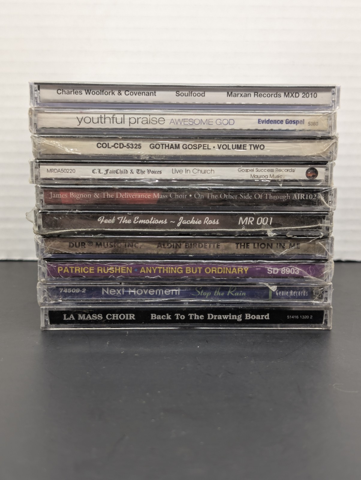 10 Sealed CD Lot Mixed Gospel R&B Christian Soul Funk Music J1