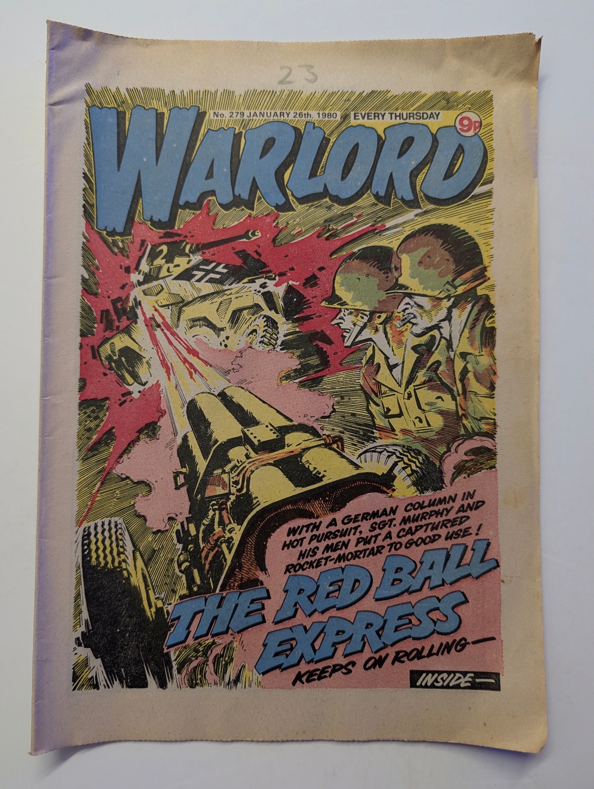Warlord Comic No 279, January 26th 1980.