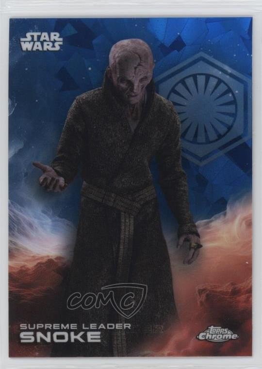 2025 Topps Chrome Star Wars Sapphire Supreme Leader Snoke #174 0nr3