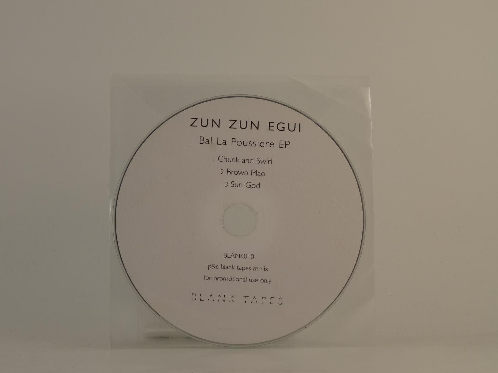ZUN ZUN EGUI CHUNK AND SWIRL (H1) 3 Track Promo CD Single plus Plastic Sleeve BL