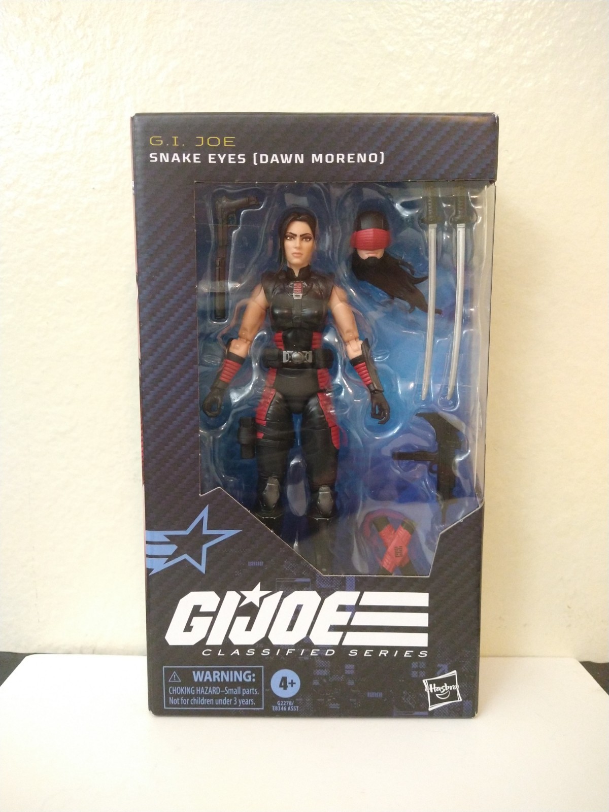 GI Joe Classified 197 Snake Eyes Dawn Moreno SPEDIZIONE IMMEDIATA 🇺🇸 LEGGERE DESCRIZIONE
