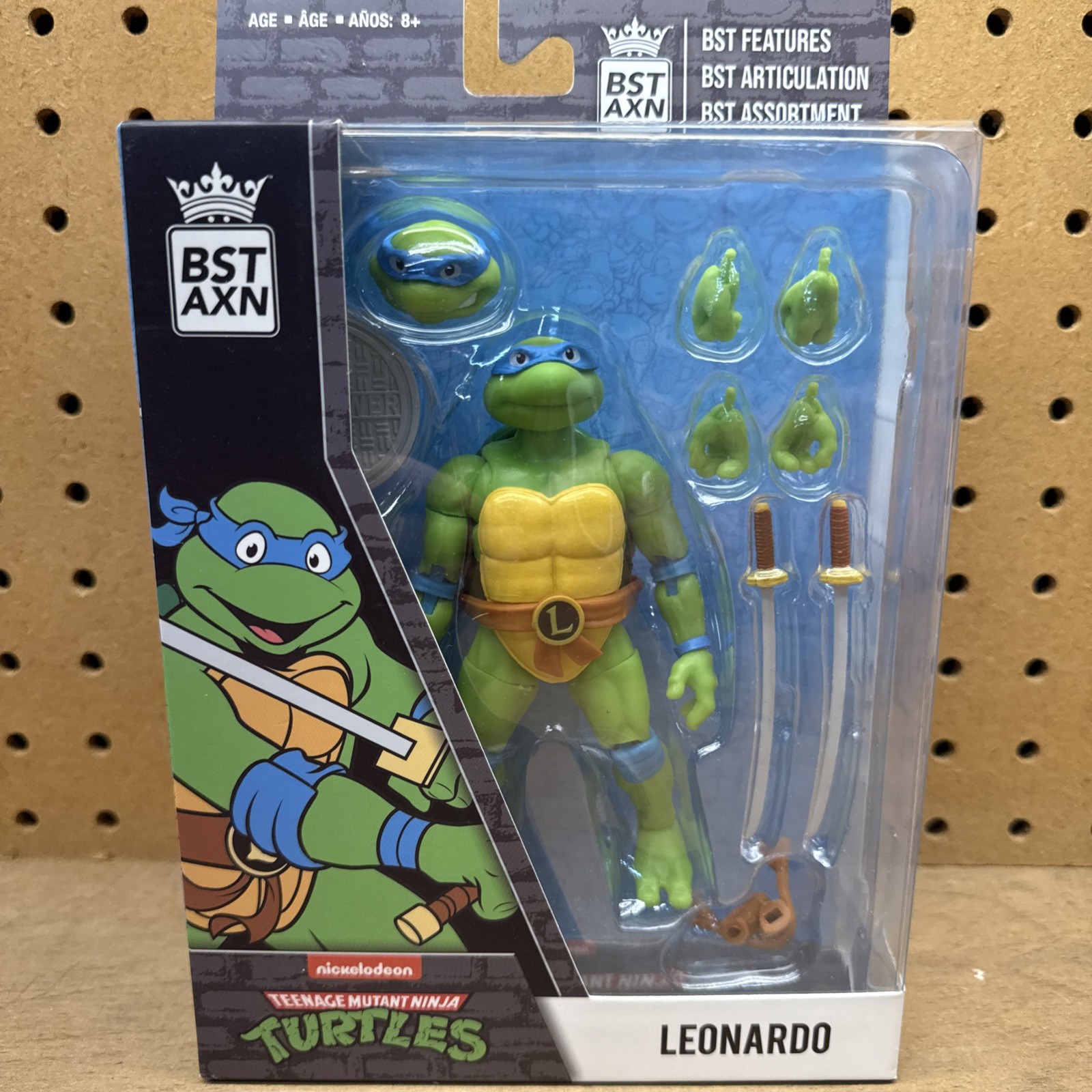 Teenage Mutant Ninja Turtles Leonardo BST AXN PX 5" Action Figure 2024 MIB TMNT