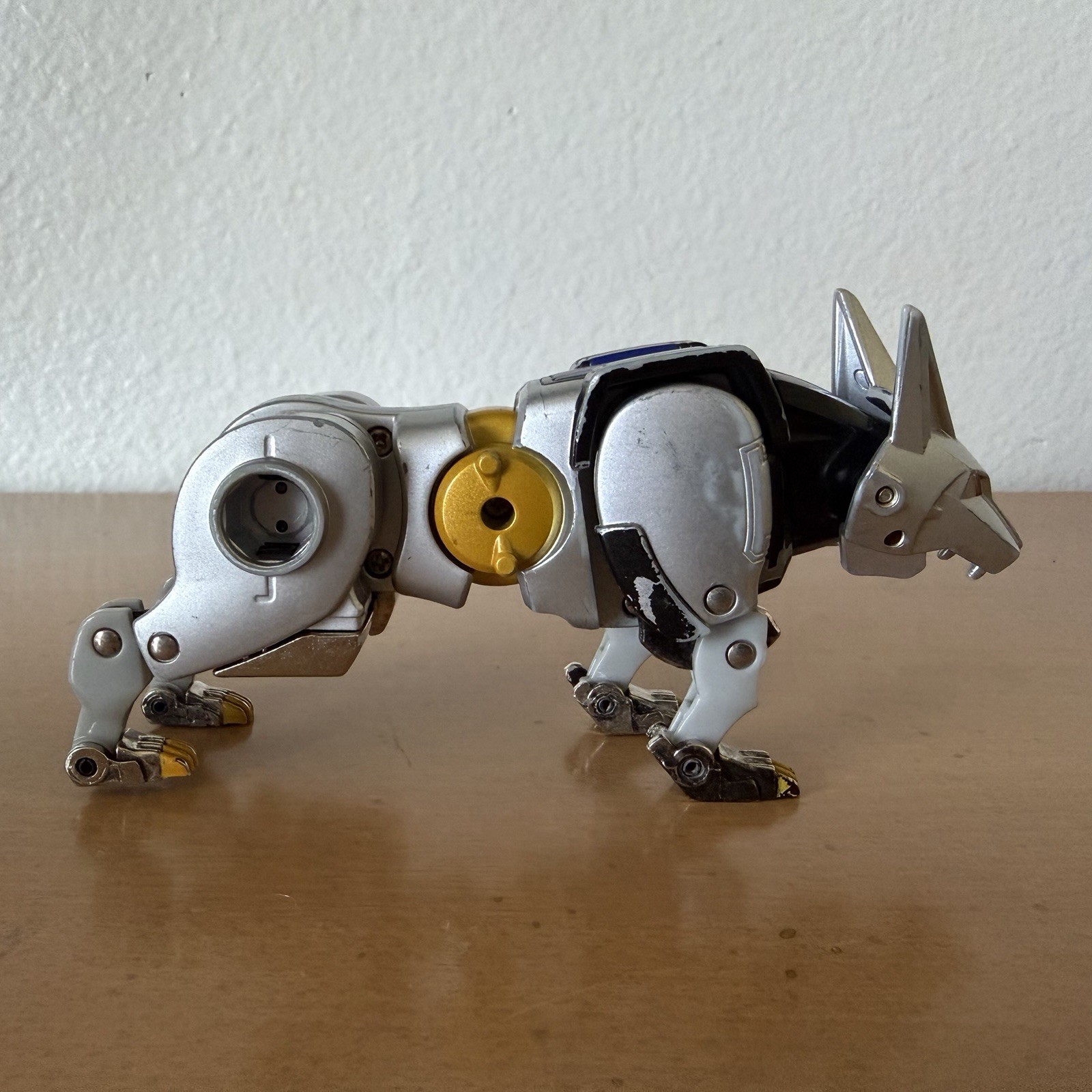Power Rangers Wild Force DX Gao Wolf Bandai 2002 *PARTI* mancano coda e mascella