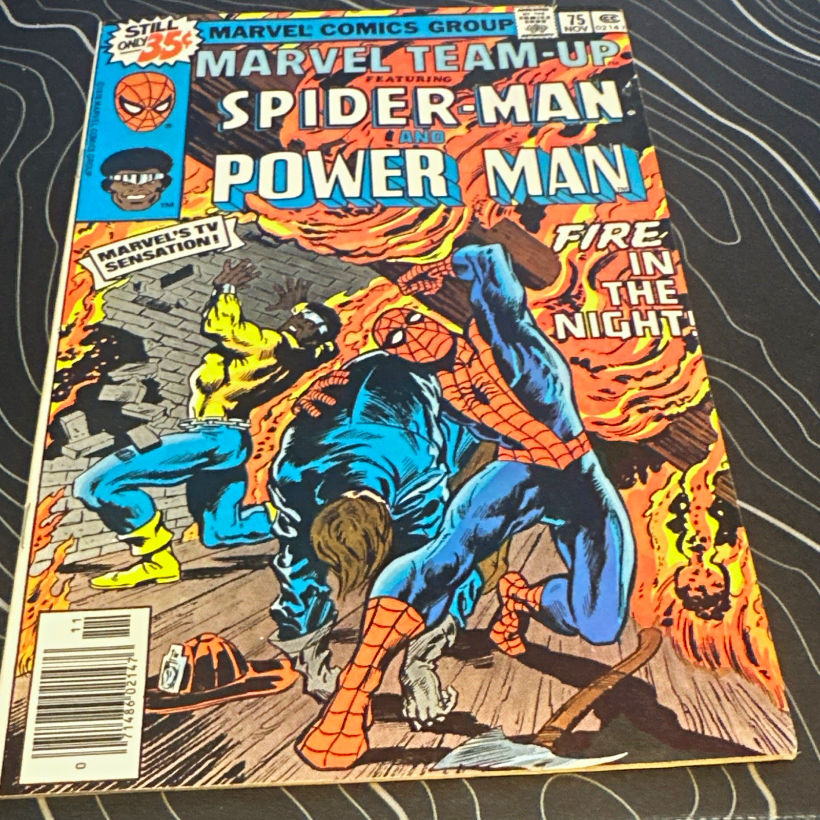 Marvel Team-Up #75 (Marvel 1978) Spider-Man & Power Man - newsstand - pizzazz