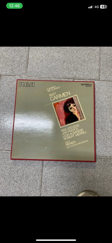 Cofanetto vinile opera lirica Verdi Rigoletto - edizione completa