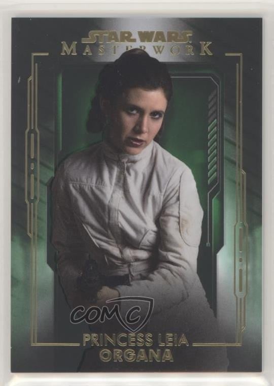 2020 Topps Star Wars Masterwork Green 20/99 Princess Leia Organa #50 y8h