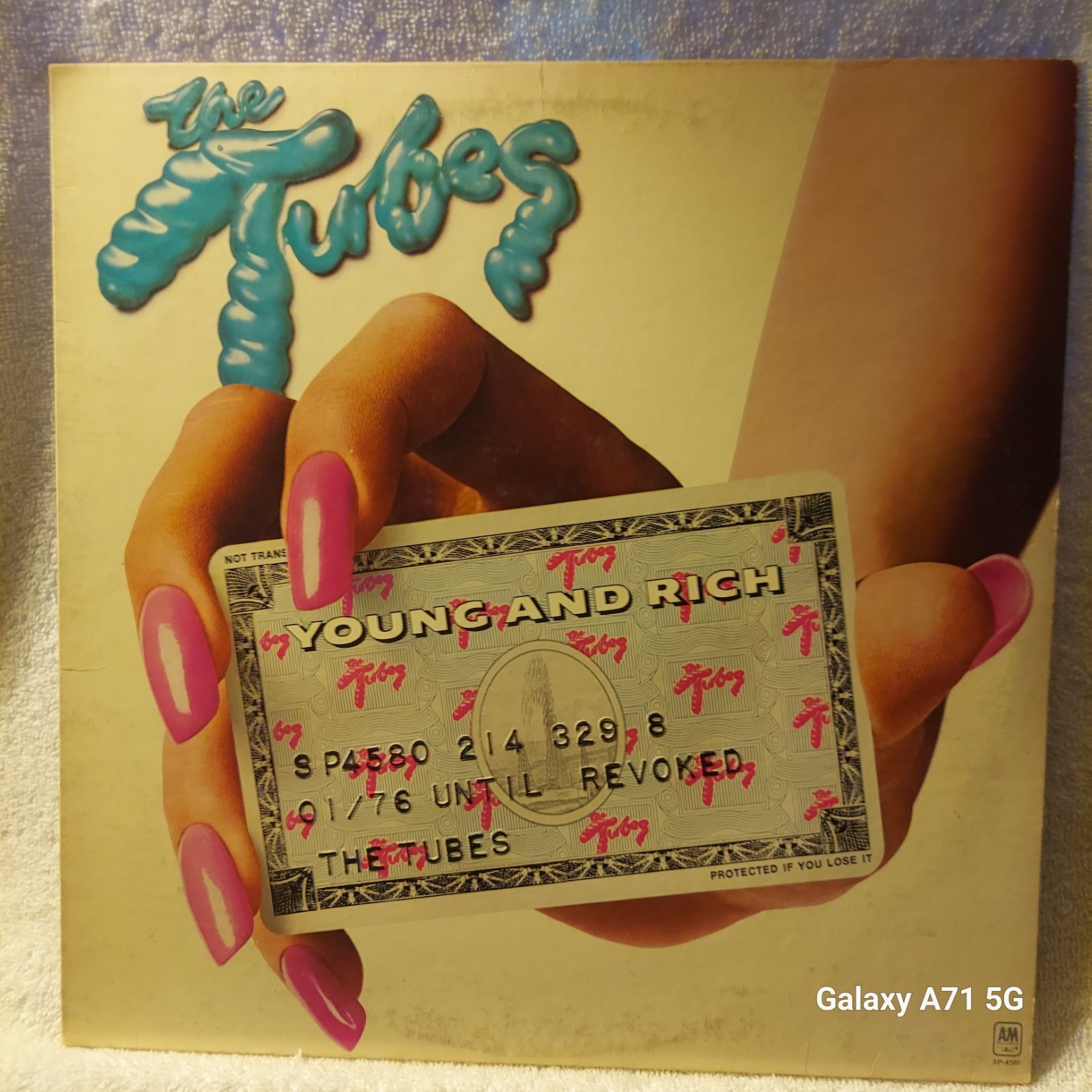 The Tubes/Young And Rich/1976/Vinyl, LP, Album/ A&M SP-4580/FREE SHIPPING/VG/VG