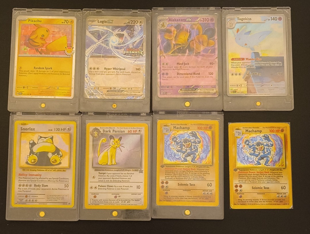 Pokémon - Carte Collezionabili TCG Rare 1° Edizione Set Base Promo Full Art Cards
