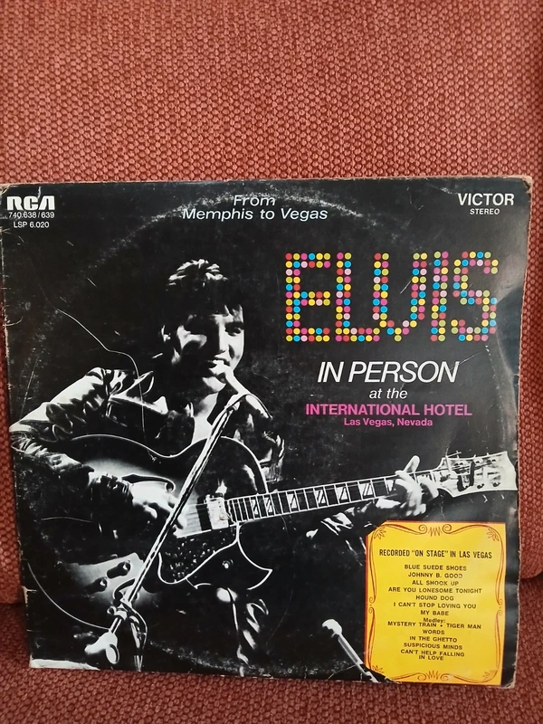 Vinyle Elvis Presley Elvis in person édition originale