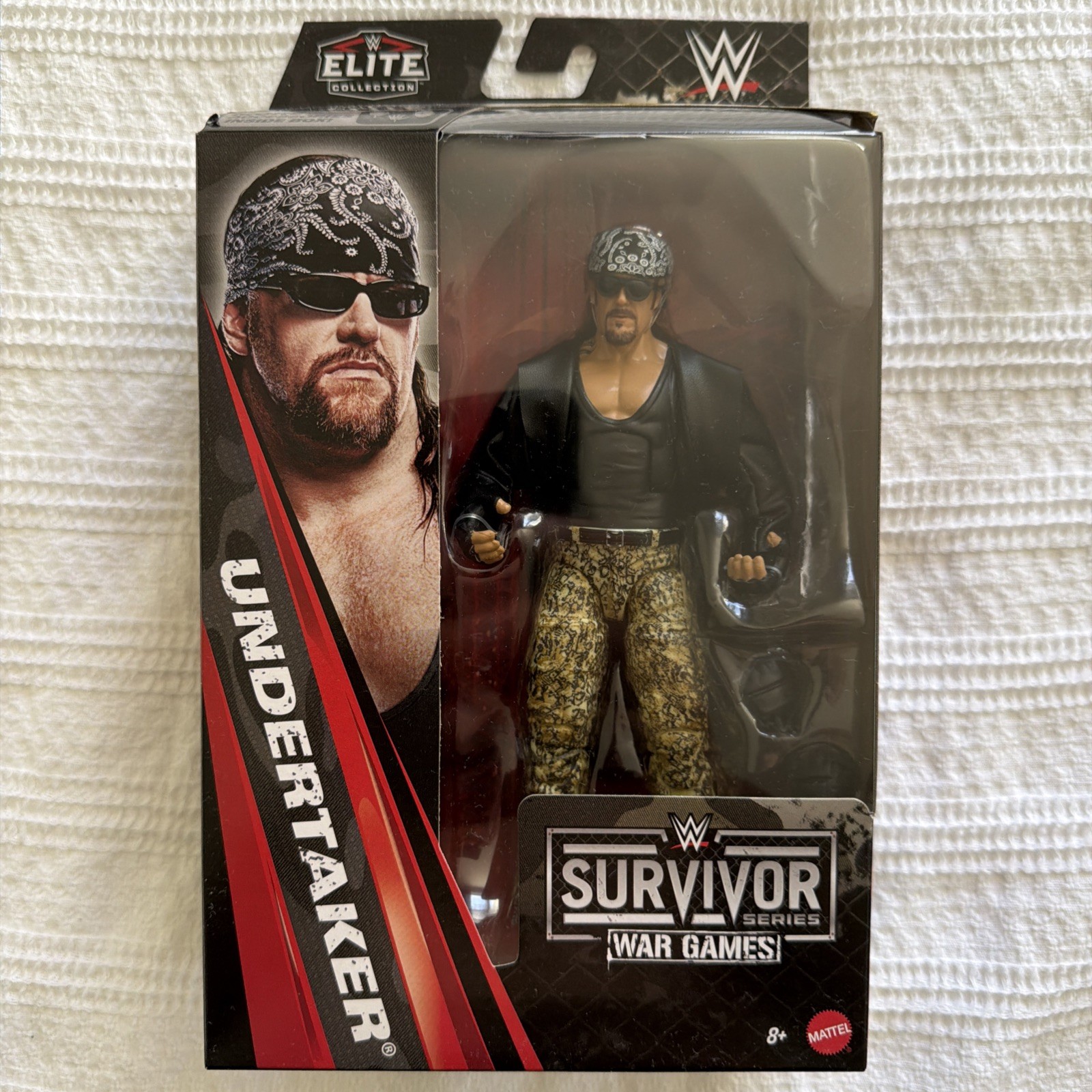 WWE Elite Undertaker Survivor Series War Games BAF Michael Cole