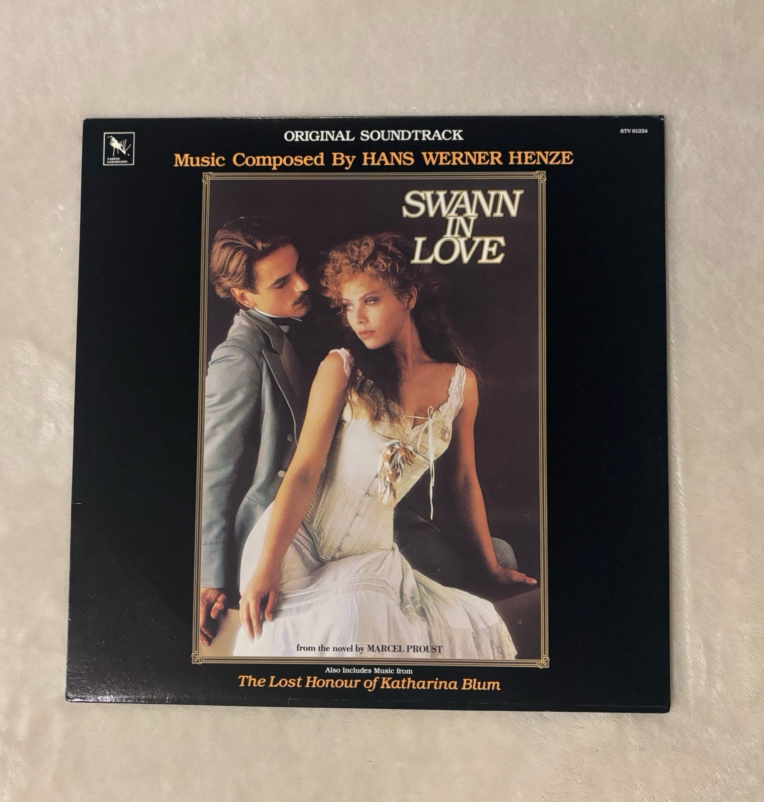 Swan In Love Soundtrack Vinyl Record 1984 Varese Sarabande Records VG+