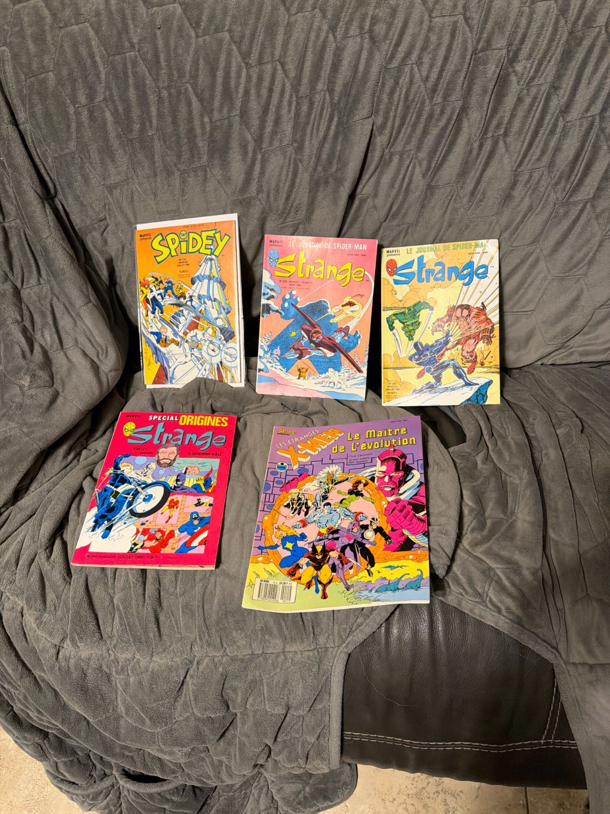 Lotto 5 BD Comics STRANGE 235 236 Spécial Origines & Étranges X-MEN 15 Semic Lug
