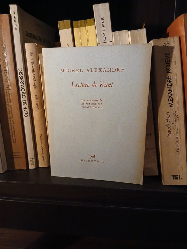 Lecture de Kant - Michel Alexandre (PUF Épiméthée) | RARE