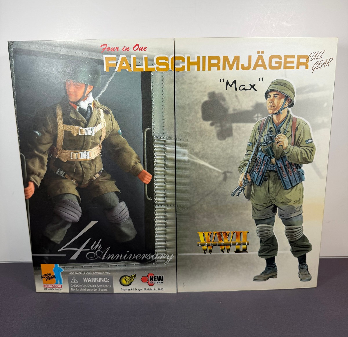 Dragon WWII 4th Anniversary Fallschirmjager MAX 12" Action Figure 1/6 Scale SL