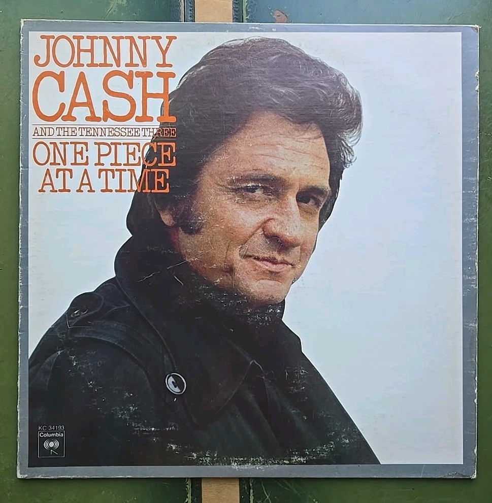 1976 Johnny Cash & The Tennessee Three One Piece At A Time Record Vinyl 12" LP