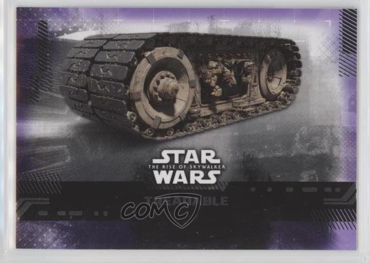 Topps Star Wars 2019 L'ascesa di Skywalker serie 1 viola calpestabile #58 0p64