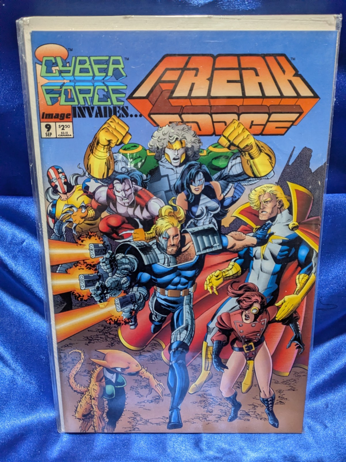 Freak Force #9 Vol. 1 fumetto immagine 1994.  Combiniamo. Imballiamo bene.