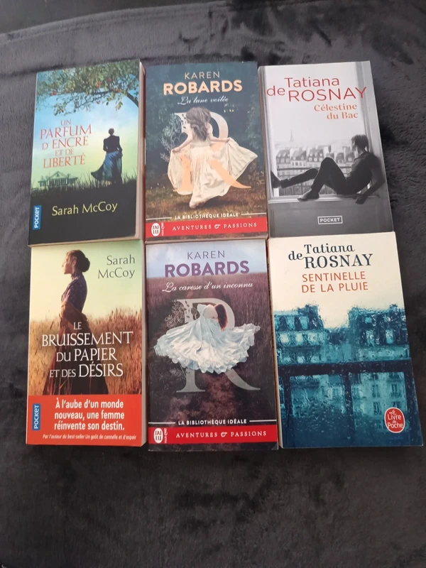 6 Livres petits formats