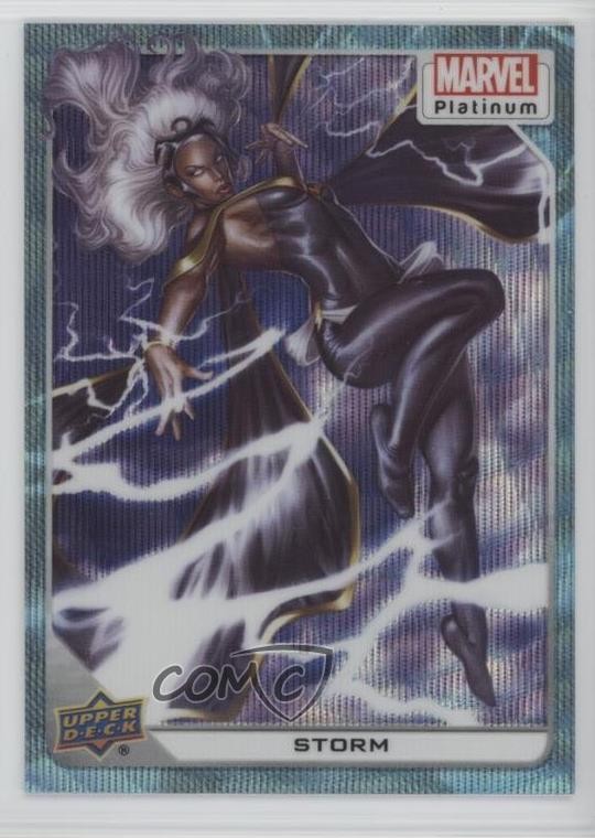 Upper Deck Marvel Platinum Blue Surge Storm 2023 #65 rs2