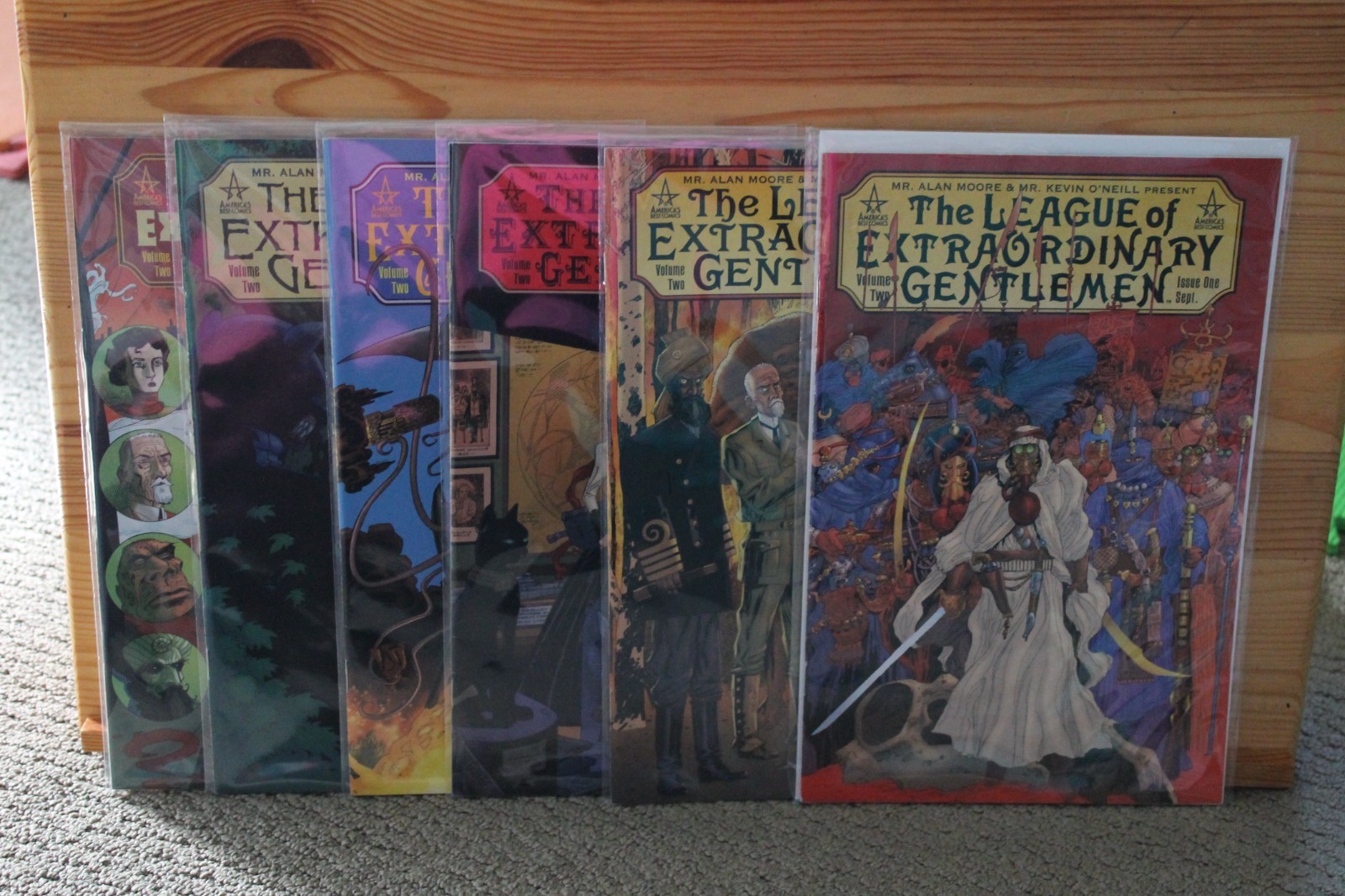 League of Extraordinary Gentlemen Vol 2 #1-6 COMPLETE SET Alan Moore O'Neill